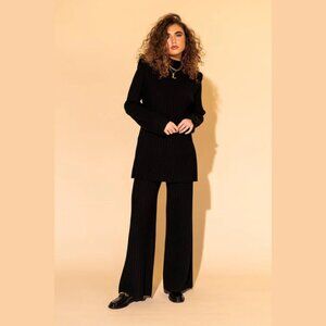New Era Luxe Knit Set in Black [PANTS ONLY]